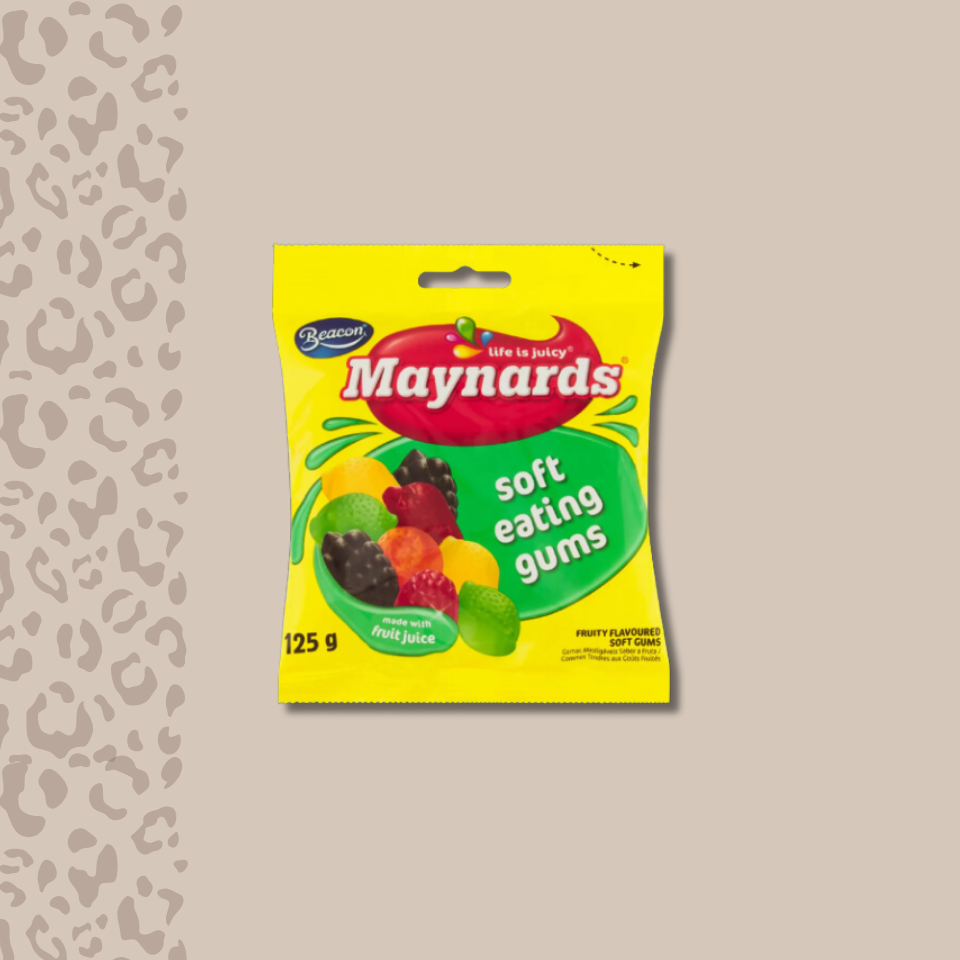 Maynards Soft Fruity Gums 125g